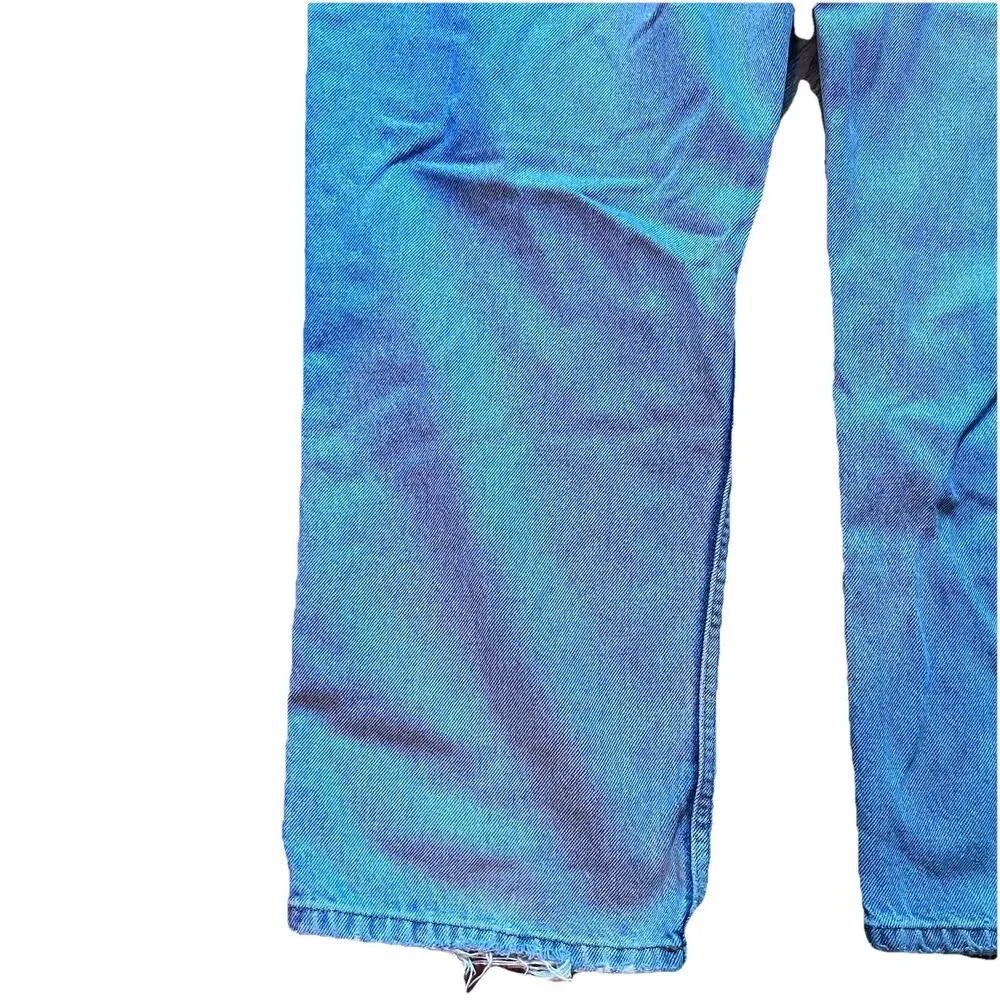 LL Bean Double L Hidden Comfort Waist Natural Fit Denim Blue Jeans Men's 42x32